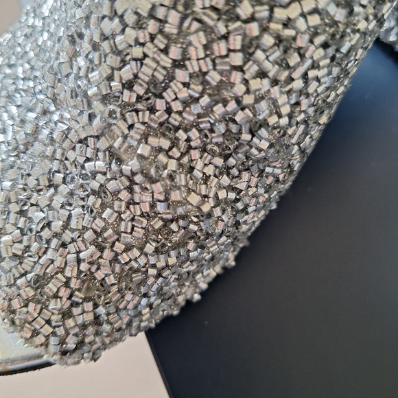 MM6 Maison Margiela Pre-owned Silver Beaded Mules - Picture 5 of 16